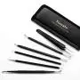 Tomata Blackhead Remover Comedone Extractor - (6 Piece Kit) - Professional Stainless Pimples Comedone Extractor Removal Tool