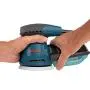 Bosch ROS20VSC Palm Sander - 2.5 Amp 5 in. Corded Variable Speed Random Orbital Sander/Polisher Kit with Dust Collector and Soft Carrying Bag, Blue Bosch ROS20VSC Palm Sander - 2.5 Amp 5 in. Corded Variable Speed Random Orbital Sander/Polisher Kit with Dust Collector and Soft Carrying Bag, Blue