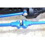 Axial SMT10 Grave Digger (AX90055) & MAX-D (AX90057) Upgrade Parts Aluminum Adjustable Steering Link - 2Pcs Set Red