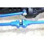 Axial SMT10 Grave Digger (AX90055) & MAX-D (AX90057) Upgrade Parts Aluminum Adjustable Steering Link - 2Pcs Set Red