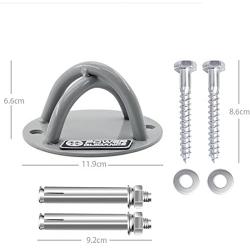 POWER GUIDANCE Wall and Ceiling Mount Bracket for Suspension Straps, Gymnastic Rings, Yoga Swings & Hammock, Resistance Band, Battle Rope