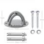 POWER GUIDANCE Wall and Ceiling Mount Bracket for Suspension Straps, Gymnastic Rings, Yoga Swings & Hammock, Resistance Band, Battle Rope