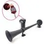 AIHOME Car Horn Super Loud Air Horn 150DB Truck horn 45cm Chrome Zinc Black Single Trumpet Truck Air Horn with Compressor Electric Metal Horn loudspeaker for Any 12V Car Lorry Train Boat Moto etc AIHOME Car Horn Super Loud Air Horn 150DB Truck horn 45cm Chrome Zinc Black Single Trumpet Truck Air Horn with Compressor Electric Metal Horn loudspeaker for Any 12V Car Lorry Train Boat Moto etc