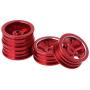4PCS Metal Hub RC Car Wheel 1/28 for Wltoys K989 IW04M Racing Cars Spare Part Replacement Accessories