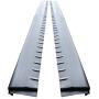 99-06 Chevy Silverado GMC Sierra Extended Cab Lower Slip On Metal Rocker Panels