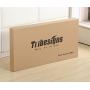 Tribesigns Modern Simple Style Computer Desk PC Laptop Study Table Office Desk Workstation for Home Office, Teak + Black Leg