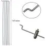 20PCs Adjustable Pushrod Connector Linkage Stopper Dia 1.3mm and 1.2 x 200mm/7.8Inch Steel Z Push Rods DIY Parts for RC Airplane Model Aircraft Boat 20PCs Adjustable Pushrod Connector Linkage Stopper Dia 1.3mm and 1.2 x 200mm/7.8Inch Steel Z Push Rods DIY Parts for RC Airplane Model Aircraft Boat