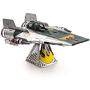 Fascinations Metal Earth Star Wars Rise of Skywalker Resistance A-Wing Fighter 3D Metal Model Kit