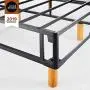 ZINUS GOOD DESIGN Award Winner Justina Metal Mattress Foundation / 16 Inch Platform Bed / No Box Spring Needed, Queen ZINUS GOOD DESIGN Award Winner Justina Metal Mattress Foundation / 16 Inch Platform Bed / No Box Spring Needed, Queen