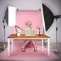 ShowMaven 10ft (Century) Light Stand C-Stand on Turtle Base with 4ft Extension Boom Arm & 2 Pieces Grip Head for Photography Studio Video Reflector, Monolight and Backdrops