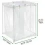 mDesign Laundry Hamper Organizer/Sorter with Metal Stand and 2 Removable Large Mesh Bags - Portable - Double Hamper Design - White mDesign Laundry Hamper Organizer/Sorter with Metal Stand and 2 Removable Large Mesh Bags - Portable - Double Hamper Design - White