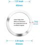 Wireless Charger Magnet Attracting Ring & Magnetic Phone Mount Holder Attracting Adhesive Metal Plate