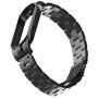 T-BLUER Band Compatible with Xiaomi Mi Band 5 Bands,Stainless Steel Metal Wrist Strap Wristband WatchBand Bracelet Accessories for Xiaomi Miband 5,No Tracker Included