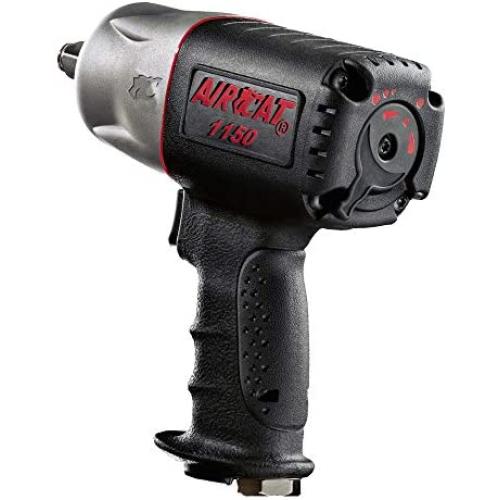 AIRCAT 1150 ''Killer Torque'' 1/2-Inch Impact Wrench, Medium, Black