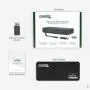 Plugable 4K DisplayPort and HDMI Dual Monitor Adapter with Ethernet for USB 3.0 and USB-C, Compatible with Windows
