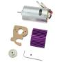 F Fityle Upgrade Kit Spare Parts for 1:12 WLtoys 124018 124019 Motor Mount 27T Gear Heatsink RC Car Assembly Replacement Accessories - Purple