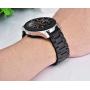Gear S3 Frontier/Classic Band/Galaxy Watch 46mm Band,V-MORO 22mm Solid Stainless Steel Metal Business Bracelet Strap for Samsung Gear S3 Frontier/S3 Classic Smartwatch/Galaxy Watch 46mm R800 Black