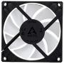 ARCTIC F8 PWM - 80 mm PWM Case Fan, PWM-Signal regulates Fan Speed, Very Quiet Motor, Computer, Fan Speed: 300-2000 RPM - Black/White