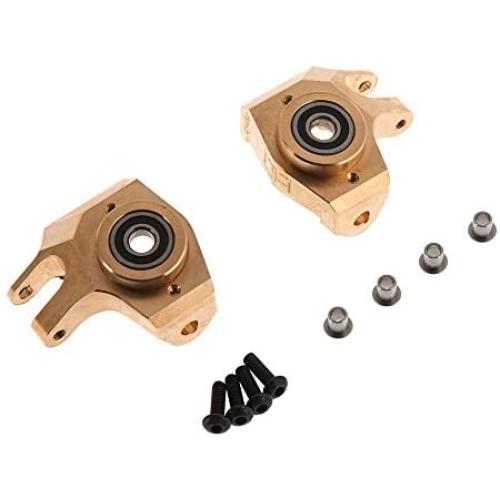 Hot Racing SCXT21HM Brass Heavy Metal Hd Bearing Front Knuckle Scx Ii