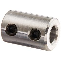 Climax Part RC-025-A Aluminum Rigid Coupling, 1/4 inch bore, 1/2 inch OD, 3/4 inch Length, 10-32 x 1/8 Set Screw