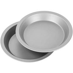 G & S Metal Products Company OvenStuff Nonstick 9” Pie Pans, Set of 2, Gray