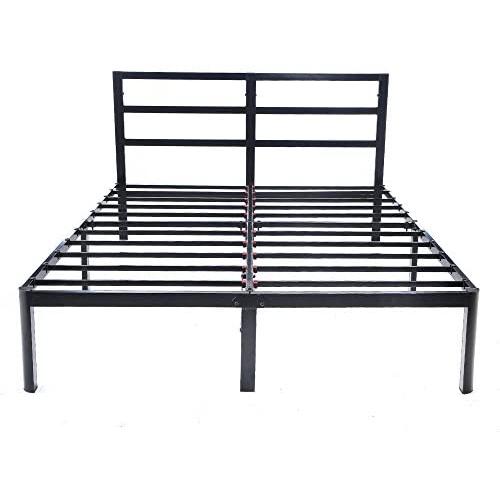 V&LX 14 inch Tall Heavy-Duty Steel Slats/1.0T Steel Frame/V1402/ Head Support/Bed Frame/Platform Bed (Queen)