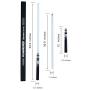 KYBERS Standard Series Shien RGB 11 Colors LED Changeable Metal Aluminum Hilt Lightsaber with 5 Sound Fonts