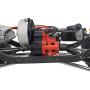 Que-T Metal Aluminum Gearbox Complete Transmission Case with Gear for 1/10 Axial SCX10 RC Car Upgrade Parts