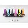 iJoy Matte Finish Premium Rechargeable Wireless Headphones Bluetooth Over Ear Headphones Foldable Headset with Mic (Stealth)
