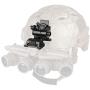 SC Night Vision Goggles NVG Mount for L4G24 Tactical Helmet Parts, Rhino Mount Full Metal CNC Aluminum PVS15/18 Tactical Helmet Mount Black