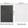 Offeara Carbon Paper, Large Size Graphite Paper, Tracing Paper for Drawing, Black Transfer Paper and Trace Paper, 180 Sheets (9 x 13 Inches) with 5pcs Embossing Styluses Stylus Offeara Carbon Paper, Large Size Graphite Paper, Tracing Paper for Drawing, Black Transfer Paper and Trace Paper, 180 Sheets (9 x 13 Inches) with 5pcs Embossing Styluses Stylus