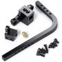 Que-T Metal Aluminum Adjustable Tow Trailer Hitch for 1/10 RC Crawler Axial SCX10 Upgrades Parts