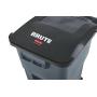 Rubbermaid Commercial Products BRUTE Rollout Heavy-Duty Wheeled Trash/Garbage Can - 32 Gallon - Gray