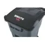 Rubbermaid Commercial Brute Rollout Heavy-Duty Waste Container, Square, Polyethylene, 95 Gallons, Gray (9W22GY) Rubbermaid Commercial Brute Rollout Heavy-Duty Waste Container, Square, Polyethylene, 95 Gallons, Gray (9W22GY)