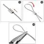 Chengu Vinyl Coated Picture Frame Hanging Wire, Stainless Steel Wire Spool with 20 Pieces Aluminum Crimping Loop Sleeve, Supports up to 110 Lbs (1.5 mm x 98 Feet) Chengu Vinyl Coated Picture Frame Hanging Wire, Stainless Steel Wire Spool with 20 Pieces Aluminum Crimping Loop Sleeve, Supports up to 110 Lbs (1.5 mm x 98 Feet)
