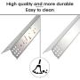 Hisencn Grill Replacement Part for Kitchen Aid 720-0745B, Nexgrill 720-0733, Jenn-Air 720-0709, 720-0336B, 720-0336C, Stainless Steel Heat Plate Tent Shield Plate Burner Cover
