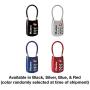 Master Lock 4688D Set Your Own Combination TSA Approved Luggage Lock, 1 Pack, Assorted Colors