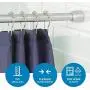 iDesign Astor Metal Tension, Adjustable Customizable Curtain Rod for Bathtub, Shower Stall, Closet, Doorway, 43-75'', Brushed Stainless Steel,78570 iDesign Astor Metal Tension, Adjustable Customizable Curtain Rod for Bathtub, Shower Stall, Closet, Doorway, 43-75'', Brushed Stainless Steel,78570