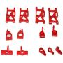 EAPTS RC Car Steering Assembly RC Car Metal Assembly Metal Steering Assembly Metal Assembly Base C Seat Accessories for Wltoys 144001 1/14 RC Car Spare Parts RC Car Car Accessories RC Parts Kit