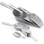 New Star Foodservice 34622 Cast Aluminum Flat Bottom Utility Scoop, 1 oz, Extra Small Size, Silver (Hand Wash Only) New Star Foodservice 34622 Cast Aluminum Flat Bottom Utility Scoop, 1 oz, Extra Small Size, Silver (Hand Wash Only)