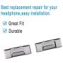 Replacement Headband Metal Folding Hinge Clip Cover Pin Repair Parts Set Compatible with Studio 3 Studio 3.0 Wireless Over-Ear Headphones (Silver)