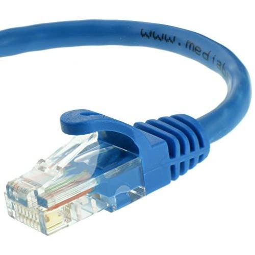 Mediabridge Ethernet Cable (50 Feet) - Supports Cat6 / Cat5e / Cat5 Standards, 550MHz, 10Gbps - RJ45 Computer Networking Cord (Part# 31-399-50X)