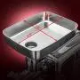STX Turboforce II''Platinum'' w/Foot Pedal Heavy Duty Electric Meat Grinder & Sausage Stuffer: 6 Grinding Plates, 3 S/S Blades, 3 Sausage Tubes, Kubbe, 2 Meat Claws, Burger-Slider Patty Maker - White