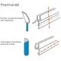 1/4'' Frameless Glass Shower Door Bottom Seal, Weather Stripping Seal Sweep with Drip Rail for 1/4 Inch(6mm) Glass, 39''Long J+ 2PCS x 39'' Long H-Type (H+J-Type)