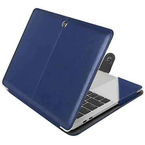 MOSISO Case Compatible with 2020-2018 MacBook Air 13 A2337 M1 A2179 A1932/2020-2016 MacBook Pro 13 A2338 M1 A2251 A2289 A2159 A1989 A1706 A1708, PU Leather Folio Protective Stand Cover, Navy Blue MOSISO Case Compatible with 2020-2018 MacBook Air 13 A2337 M1 A2179 A1932/2020-2016 MacBook Pro 13 A2338 M1 A2251 A2289 A2159 A1989 A1706 A1708, PU Leather Folio Protective Stand Cover, Navy Blue