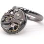 Unique Tourbillon Phone Ring Holder Stand, 360° Rotation Cradle Cell Phone Metal Finger Ring Grip Universal Kickstand for All Apple iPhone Samsung Galaxy Huawei Smartphone (Black)