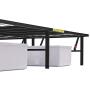 Amazon Basics Foldable, 14'' Metal Platform Bed Frame with Tool-Free Assembly, No Box Spring Needed - Queen