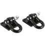 2Pcs Metal RC Car Winch Shackles for 1/10 Traxxas TRX-4 TRX4 Rock Crawler Parts - Black