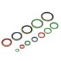 240pcs Gasket Ring, 68 8mm Metal Rubber Sealing Oil Ring Drain Plug Gasket Set