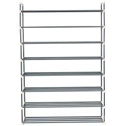 Shoe Rack with 8 Shelves-Eight Tiers for 48 Pairs-For Bedroom, Entryway, Hallway, and Closet- Space Saving Storage and Organization by Home-Complete